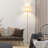 55.3'' Satin Traditional Floor Lamp Set