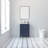 Amandie 24 in. Single Sink Freestanding Bath Vanity in Marine Blue with White Ceramic Top-1438257902