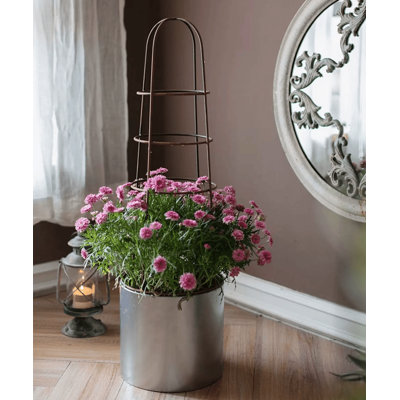 Metal Obelisk Trellis Planter