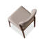 Chaise d'appoint en noyer et kaki (dossier de 2)-1981410220