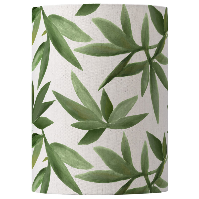 Cotton Round Lamp Shade ( No Direct Attachment Method ), 35cm H x 25cm W x 25cm D, Grey