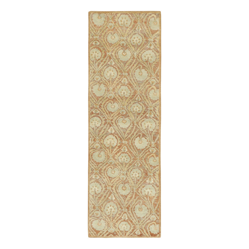 Handmade Silk Geometric Area Rug