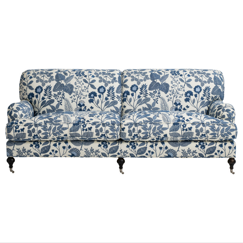 Emaline Embroidery Fabric, Blue/ Medium Blue/ White