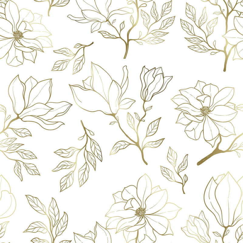 Carreau de papier peint Hidefumi, L 48 po x l 24 po, Beige / Blanc