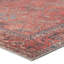 Tapis oriental rouge lavable à la machine Brixey-579049393