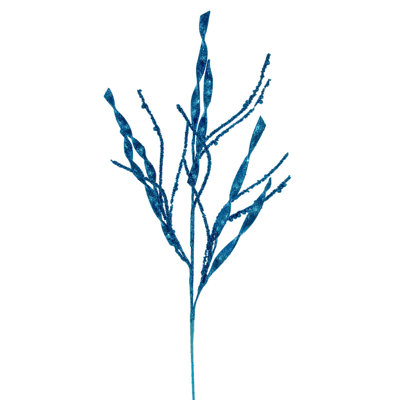 Wavy Glitter Floral Stems