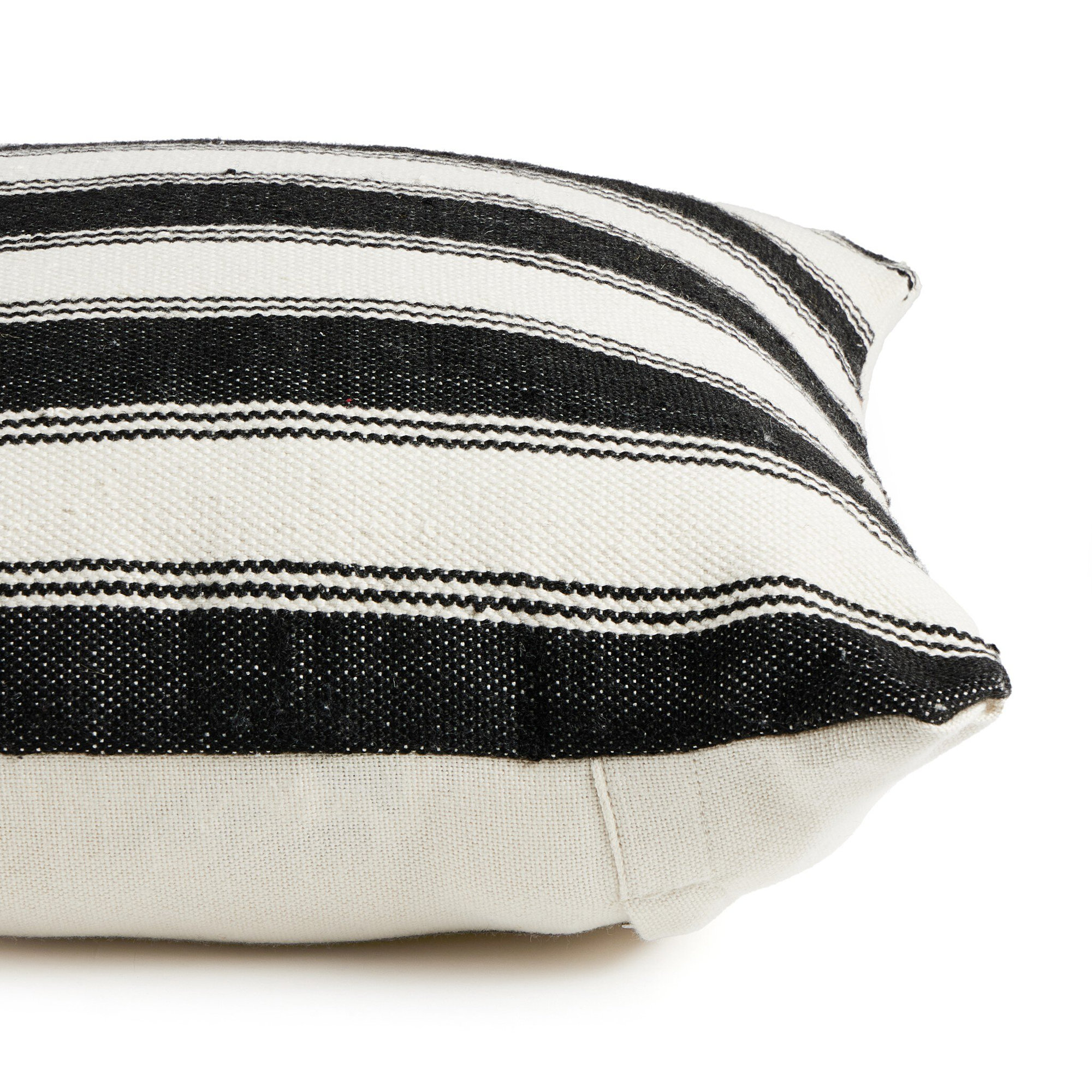 DITMAR Striped Indoor/Outdoor Throw Pillow, Square, 20" H x 20" W