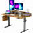 Electric Adjustable Height  Standing Desk Computer Table with Drawers-1072771813-1072771811
