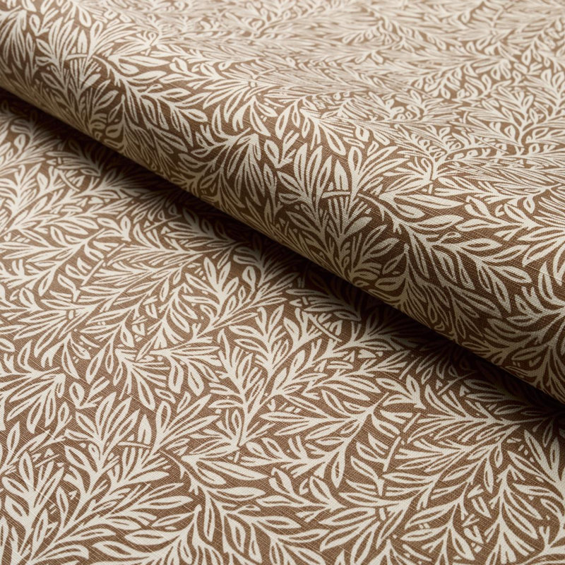 Tissu feuille de saule, Rose