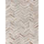 Natural Hide Hand Woven Cowhide Chevron Area Rug-25306447