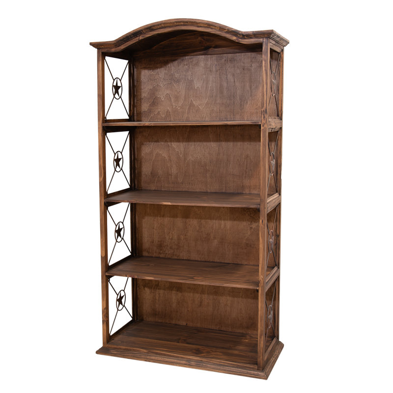 Bibliothèque 40 "avec étoiles en fer Medio, Brun