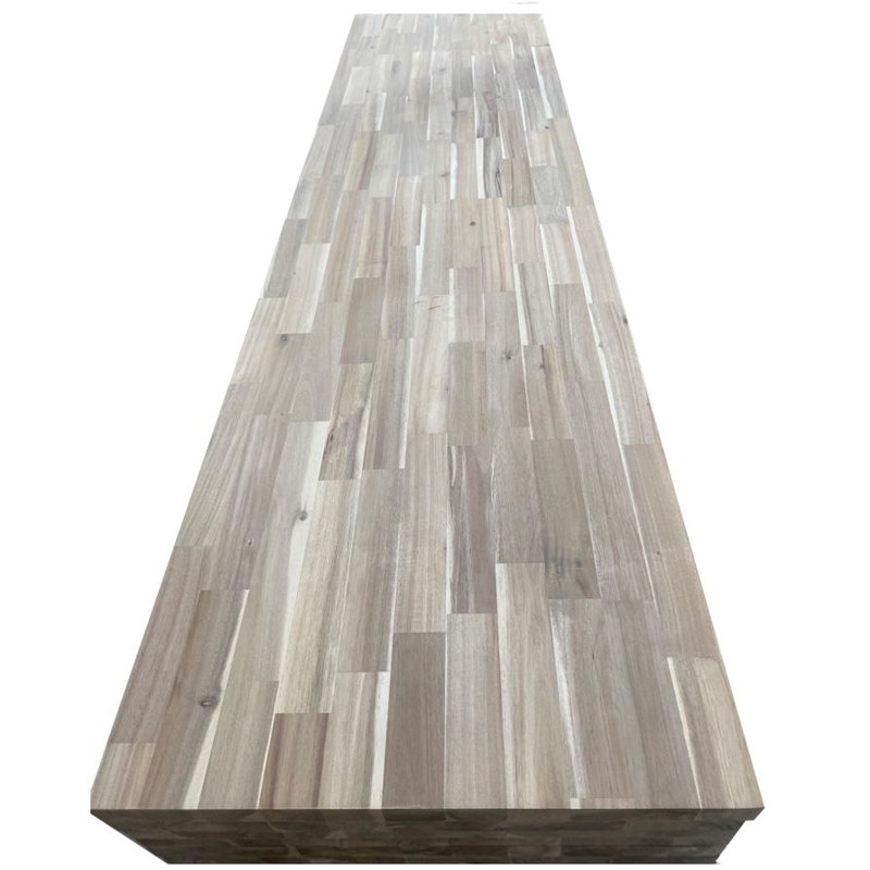 Panneau d'acacia en acacia, 144,1 po x 25,2 po