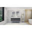 Ensemble de meuble-lavabo double mural 60 po Hartt-1396543027