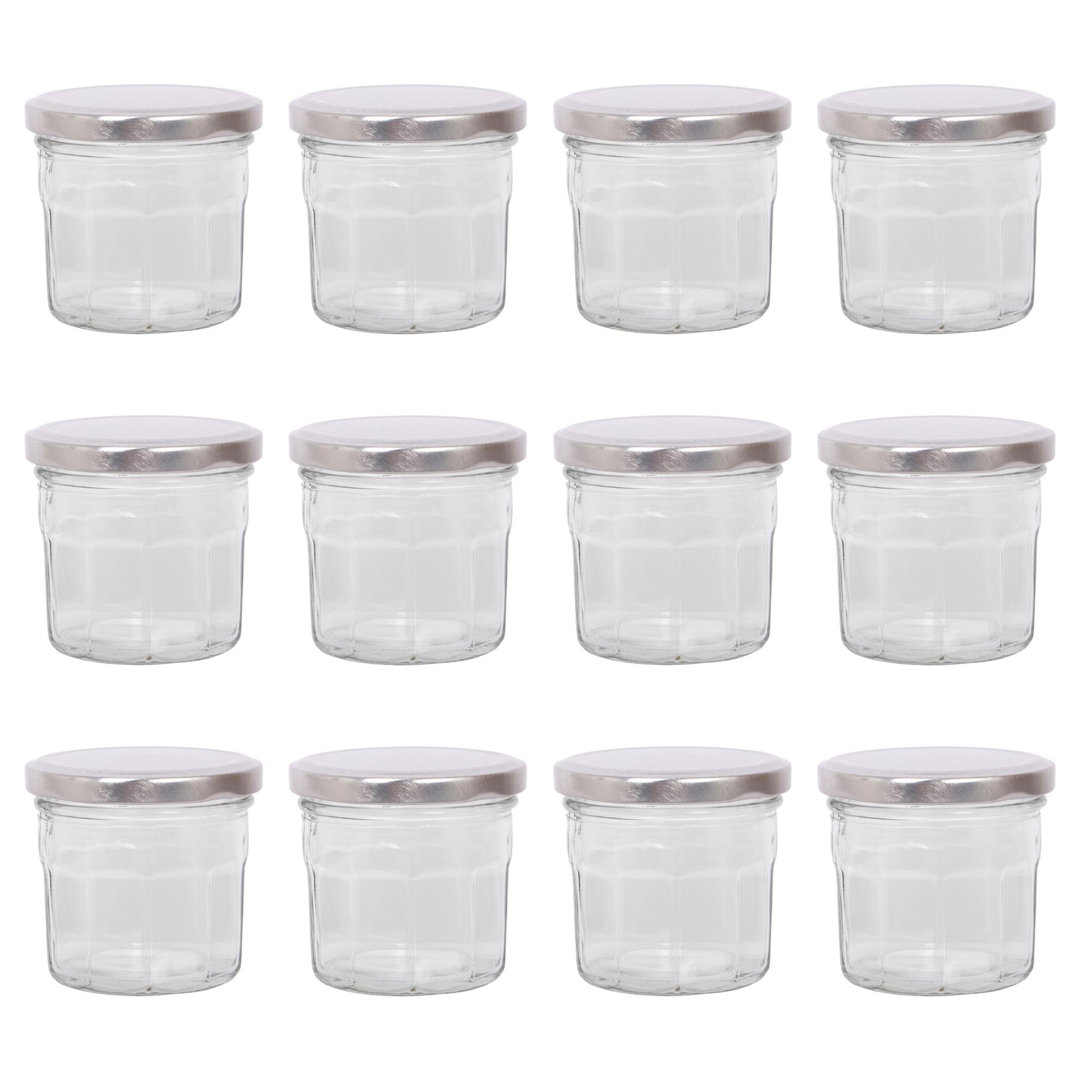 Glass Preserving Jars - Set of 12