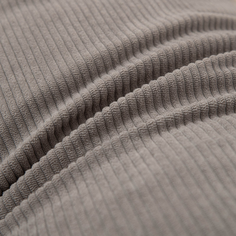  Coussin décoratif en polyester, H 20 po x l 78 po, Gris