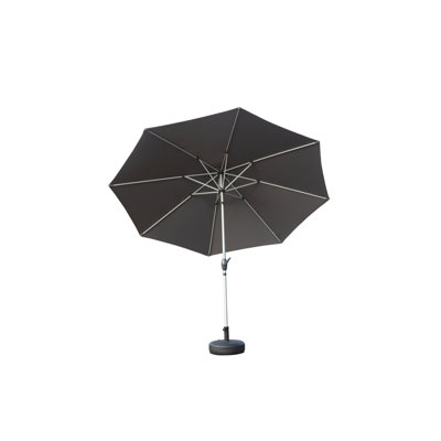 9FT Patio Umbrella, Outdoor Table Umbrella With Push Button Tilt And Crank, UV Protection Waterproof Market Sun Umbrella With 8 Sturdy Ribs For Garden, Deck, Backyard, Pool
