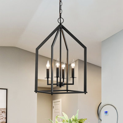 Luminaire suspendu géométrique 4 lumières