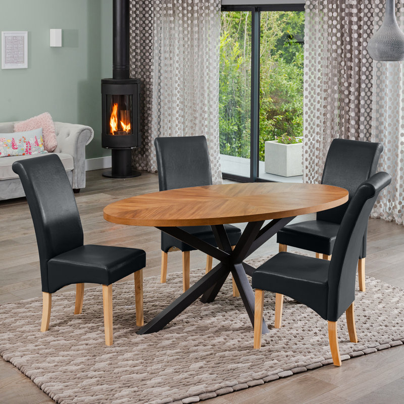Soderquist 4 - Person Dining Set, Grey