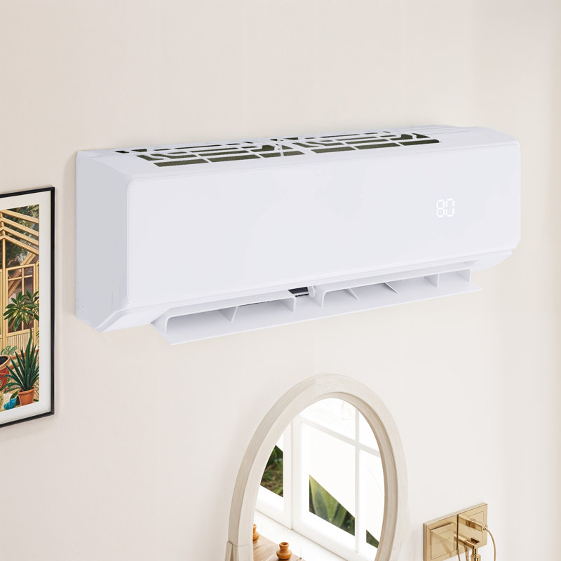 Mini système de pompe à chaleur à deux blocs 27 000 BTU climatiseur à deux zones sans conduit 12 000 BTU