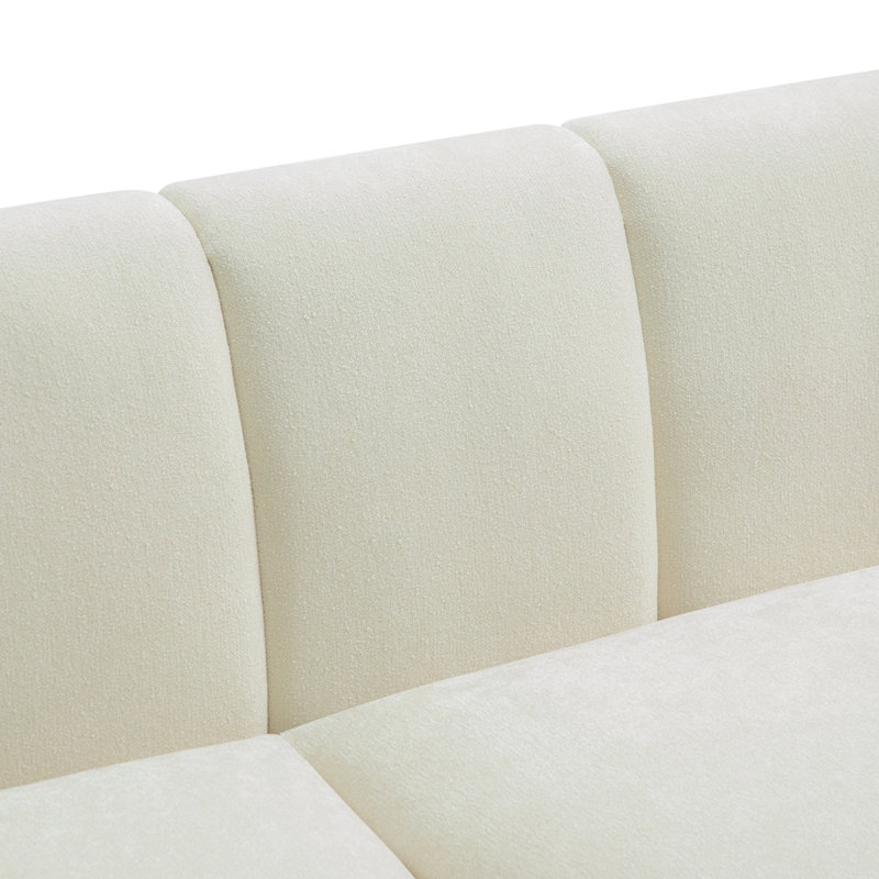 Canapé moderne 78,7 po, Beige