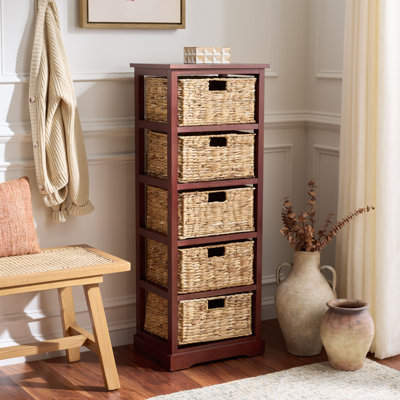 Chamaeleon Solid Wood 43.9 cm W Chest of 5 Drawers