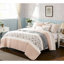 Courtepointe 6 pièces très grand / très grand, en coton, réversible avec coussins décoratifs-122457151-122457154