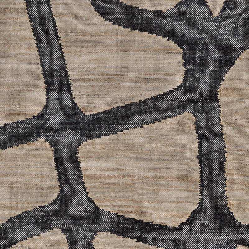 Eligah Asante Natural Flatwoven Fringed Edges Indoor Rug, Rectangle 6' x 9'
