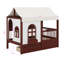 Lit cabane double avec tiroirs de rangement, bibliothèque, éclairage DEL et borne de recharge-662329329