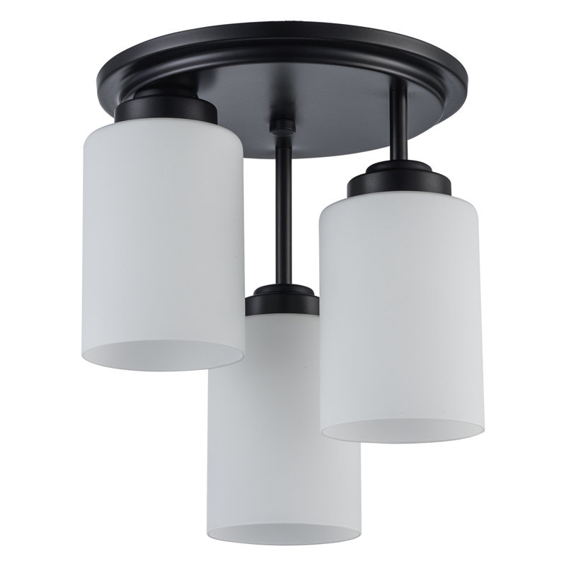 Plafonnier encastré 3 lumières Mod Pod, Noir