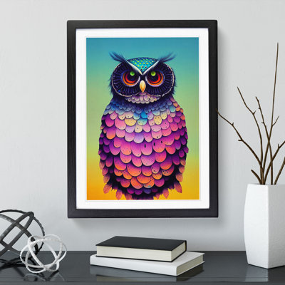 Owl - Framed Print
