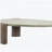 Weathered gray and oak rectangular coffee table