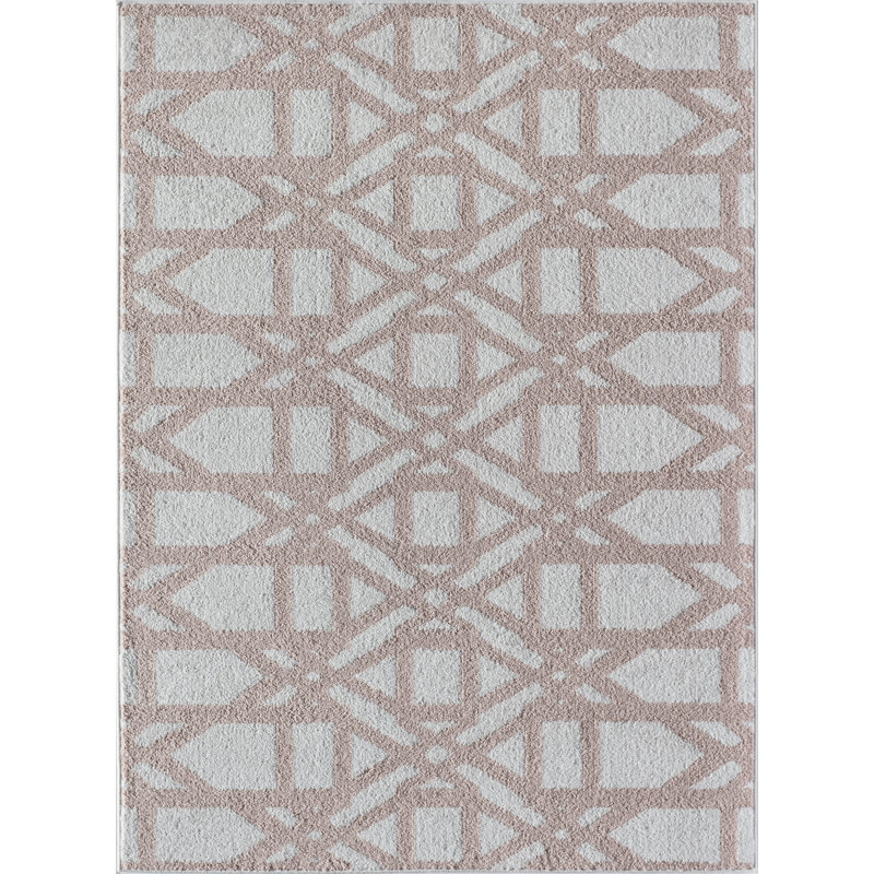 Tapis contemporain au lait épicé Miko, Rectangle 9 pi x 12 pi