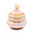 Rosy Check Ceramic Groovy Canister