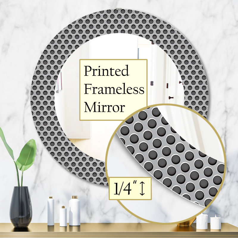 Mirror, 23.6" H x 23.6" W, Geometric 2