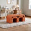 Ensemble de 3 repose-pieds en forme de U avec banc de rangement et tabouret 44 + 18 tabourets-679852059