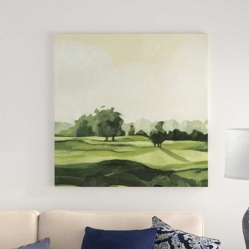 Olive Afternoon II 1 Piece Wrapped Canvas Painting, 91cm H x 91cm W