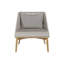 Chaise de patio en teck avec coussins Orlosky-87119504-87119505
