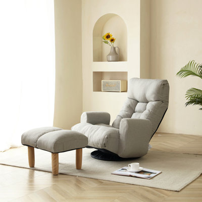 Tête et taille réglables, chaise de jeu, chaise longue rotative à 360 degrés, chaise de loisirs à siège rotatif