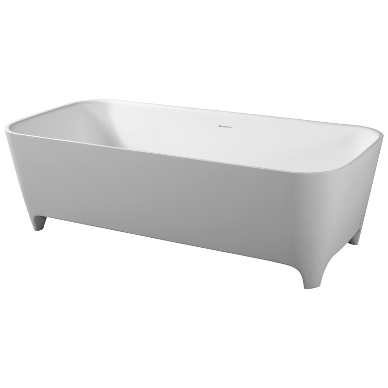71'' x 32.5'' Soaking Solid Surface Bathtub