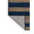 Machine Washable Horizontal Stripes Blue Area Rug-316672720