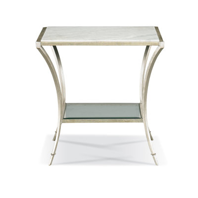 Infinity Marble Top End Table