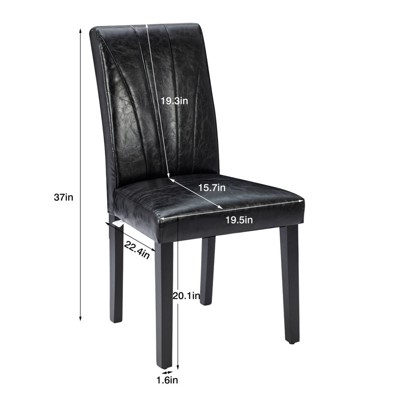 Trischa Upholstered Kitchen & Dining Room Side Chairs with High Back,  4 Pcs Accent Dining Chair for Home Kitchen Living Room