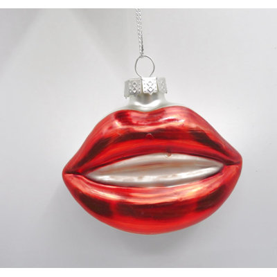 2.5'' Glass Hanging Figurine Ornament