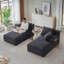 Canapé modulaire Cloud, méridienne en L avec méridienne en R avec assise profonde et canapé confortable à 2 places pour un salon moderne,-1168996622