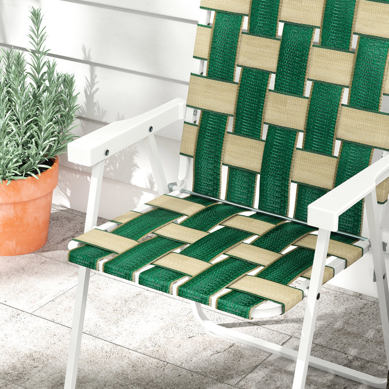 Of 2 Patio Folding Chairs, . Classic Outdoor Seats With For Camping, Garden, Pool, Beach And Backyard Comforting Chairs , Perfect Soothingness