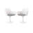 Modholic Tulip Swivel Armchair, Gray (Set Of 2)-1325694473-1283447605