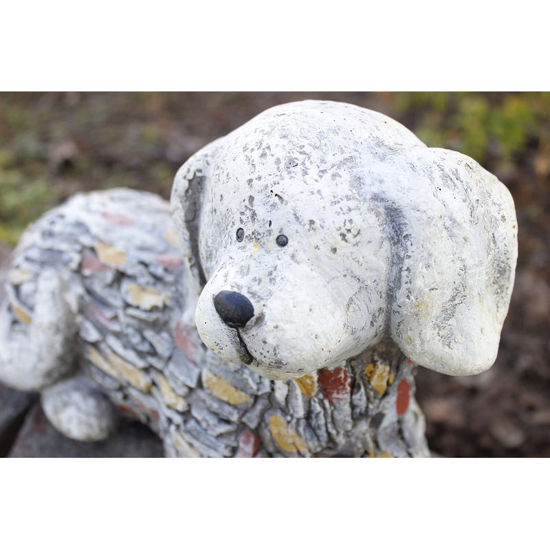 Cooperton Dog Plastic Garden Statue
