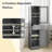 Ajdina Freestanding Linen Cabinet-92879595