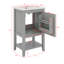 Meuble-lavabo de 20 pouces avec support de rangement, tablette ouverte-240329870