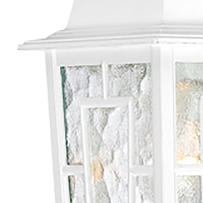 Enloe 1-Light Weather Resistant Outdoor Wall Lantern, White